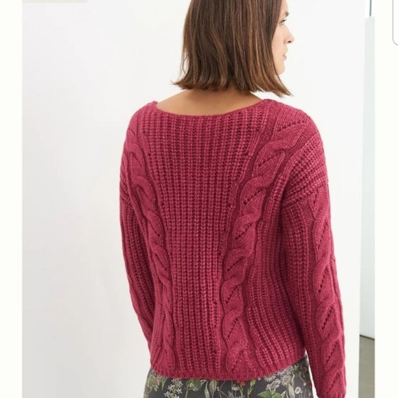 Anthropologie Ramona Cable-Knit Sweater - Picture 4 of 11